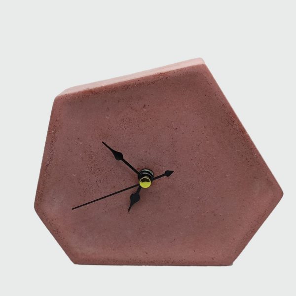 Oferta de relojes de cemento color rojo